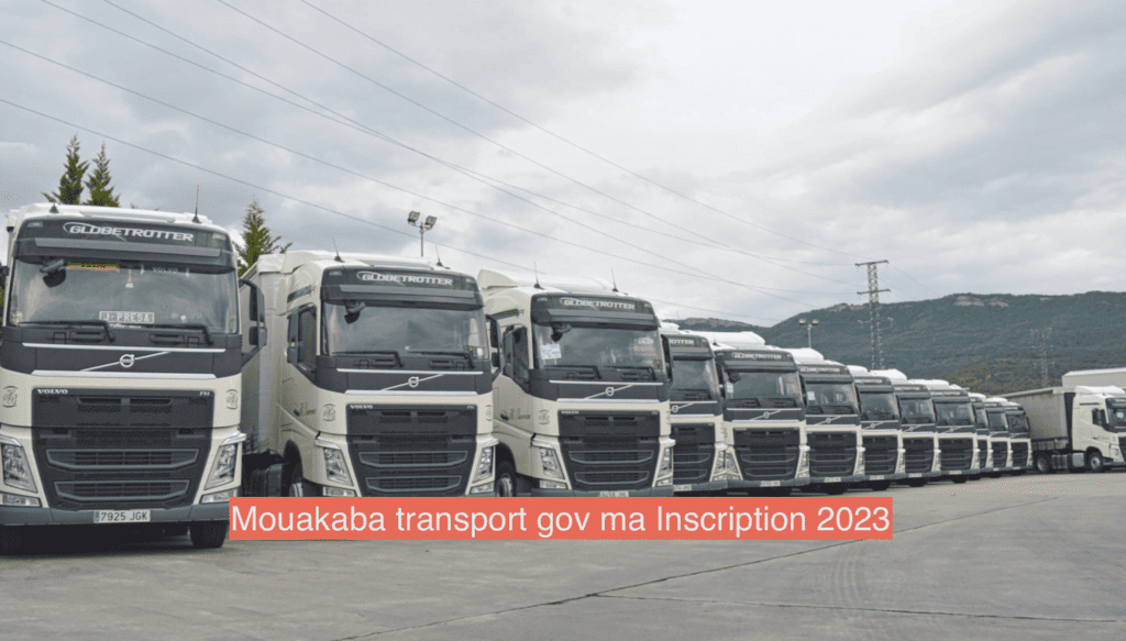 Mouakaba transport gov ma Inscription 2023