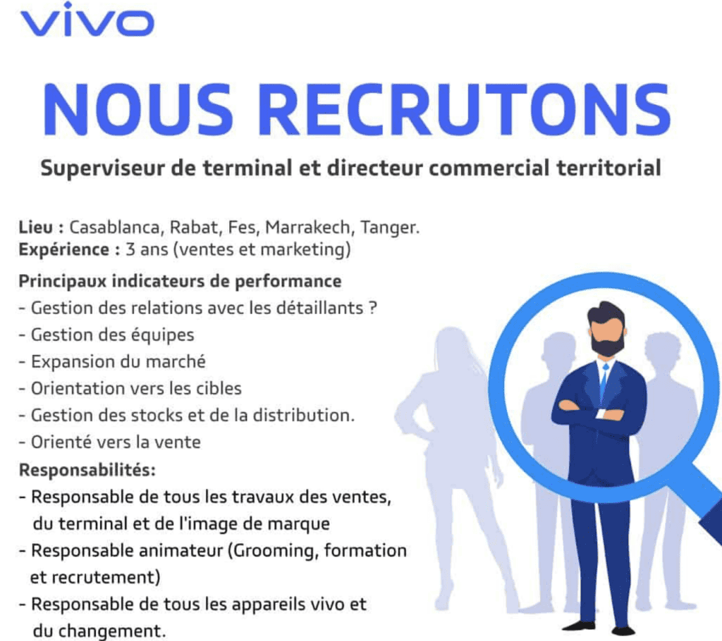 Superviseur de Terminal et Directeur Commercial Territorial