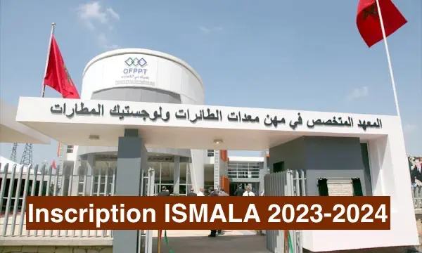 Inscription ISMALA 2023-2024