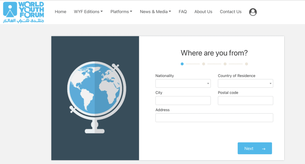 كيفية التقديم للمنتدى شباب العالم 2024 في مصر