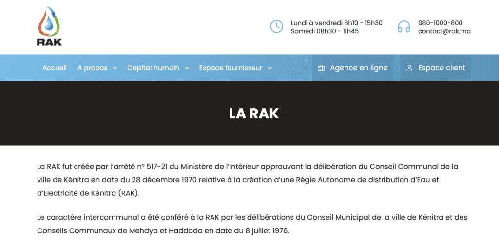 Résultats Concours RAK 