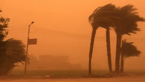 الأمطار العاصفة تخلف  أضرار جسيمة