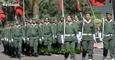 إدماج المجندين الجدد للخدمة العسكرية في المغرب