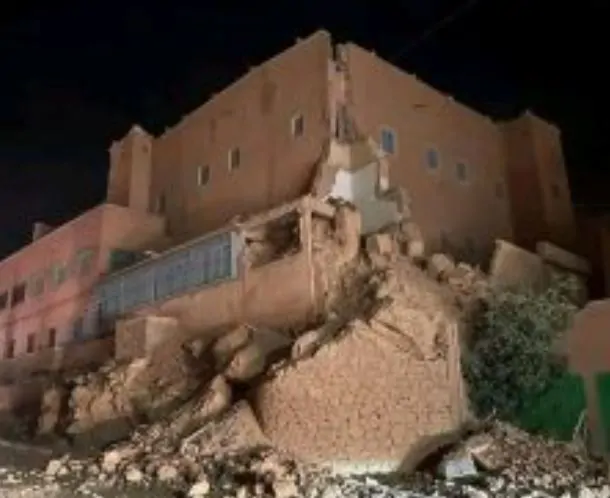 خسائر الزلزال الذي ضرب المغرب