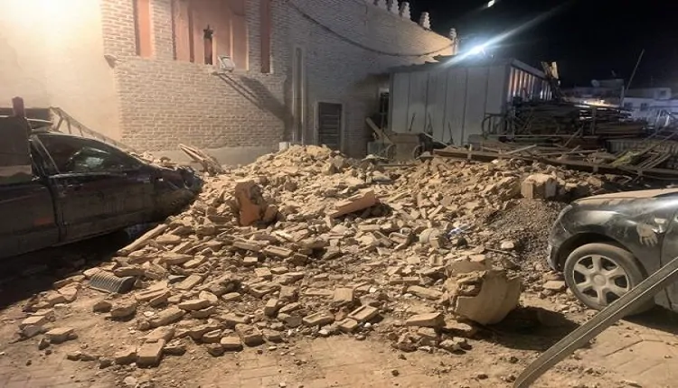 ضحايا تحت الأنقاض زلزال المغرب