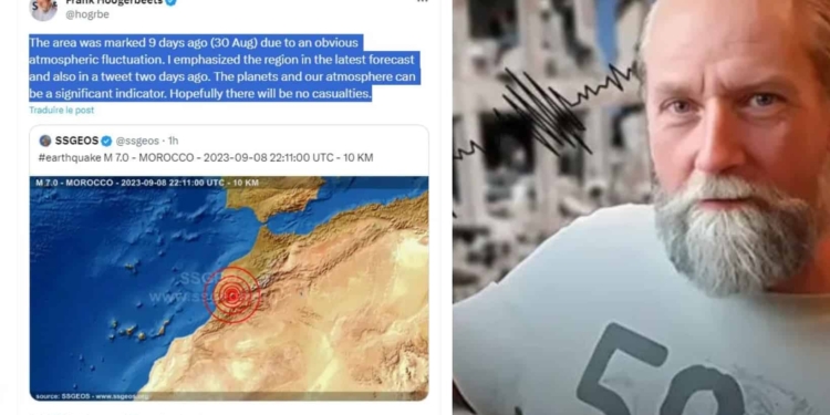 فرانك هوغربيتس زلزال المغرب