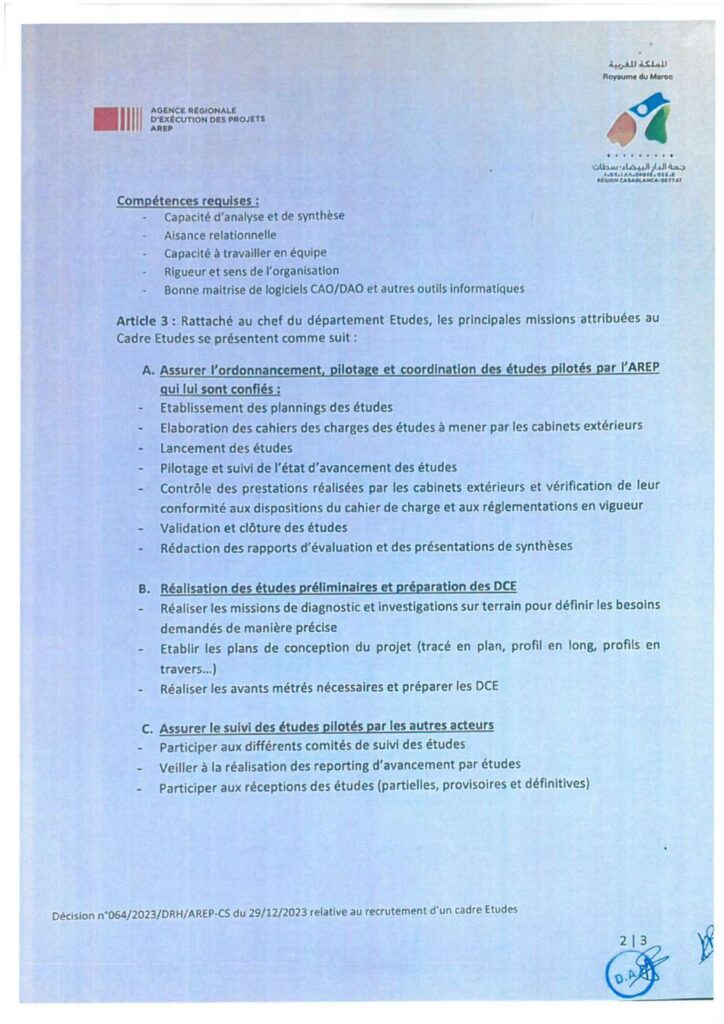 Concours AREP 