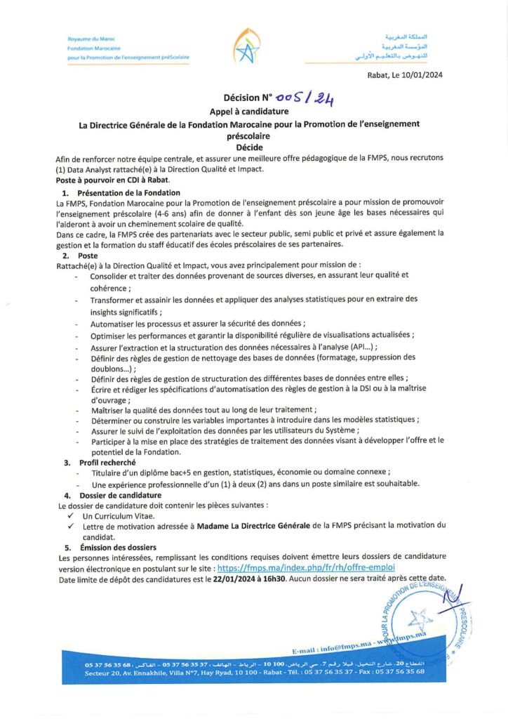 recrutement chez FMPS