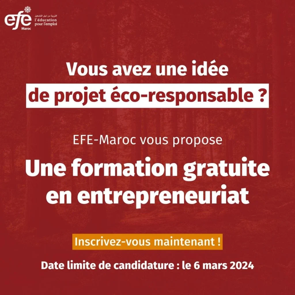 La Formation Gratuite par EFE Maroc 