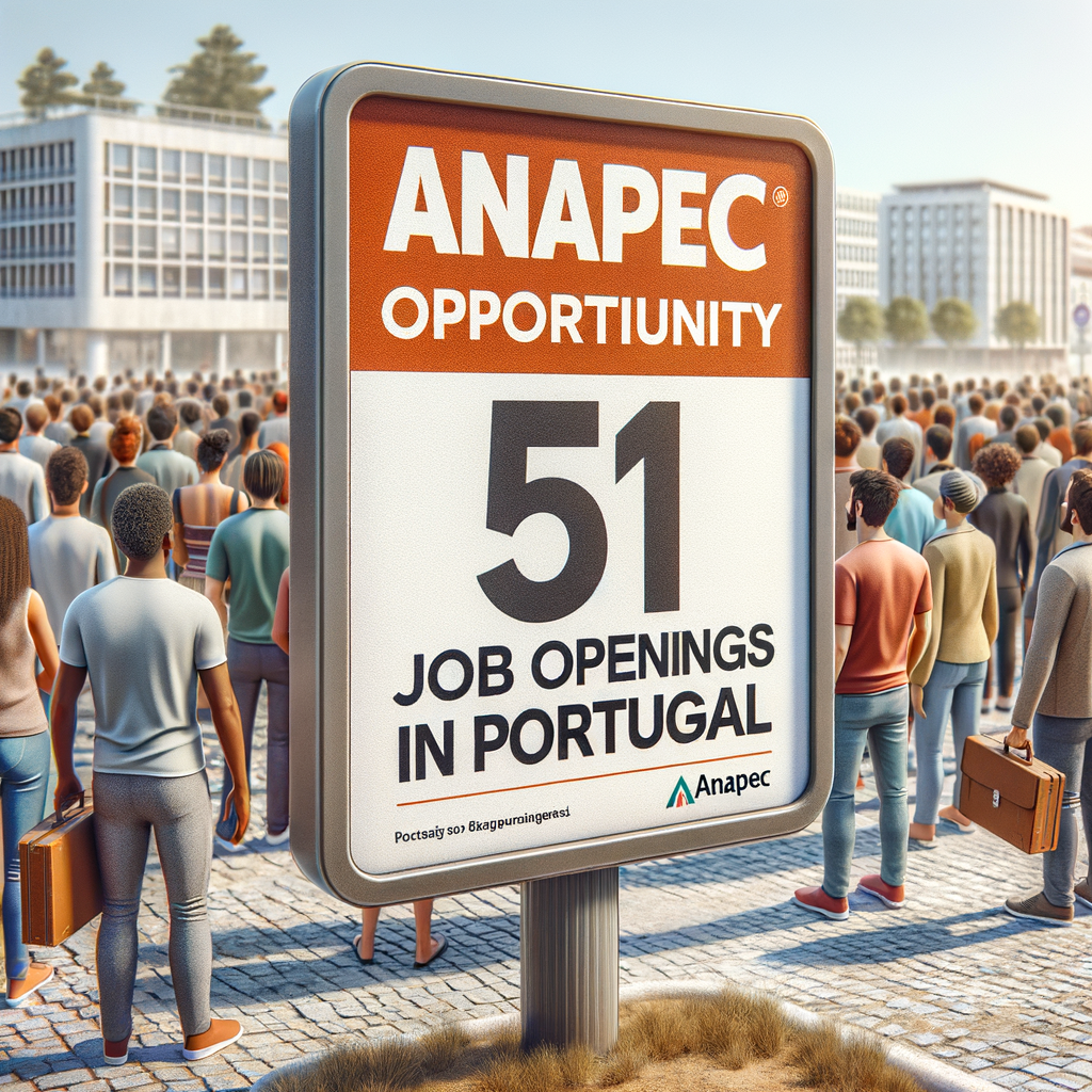 Nouvelle opportunité internationale Anapec : 51 emplois au Portugal