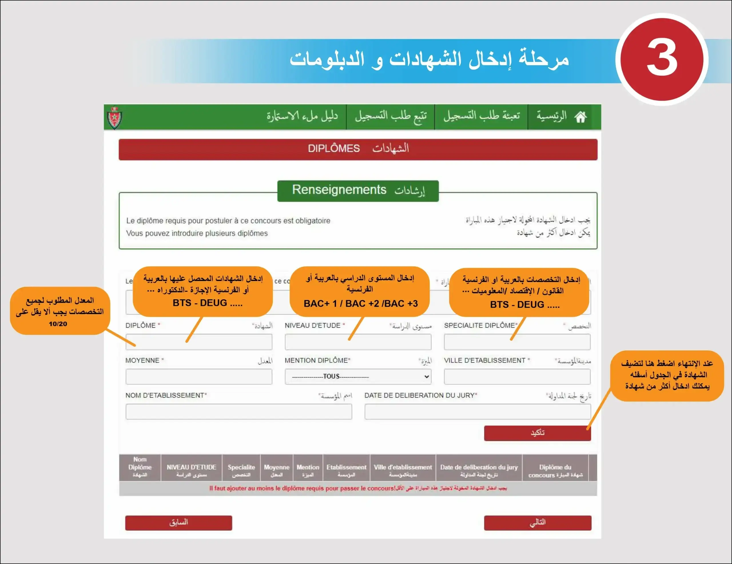 Inscription Concours.dgsn.gov.ma 2025