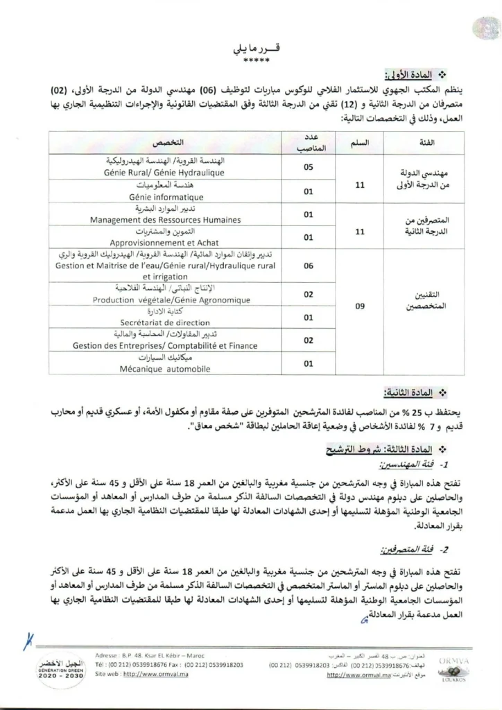 المكتب الجهوي للاستثمار12