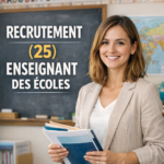 Recrutement (25) Enseignant Des écoles